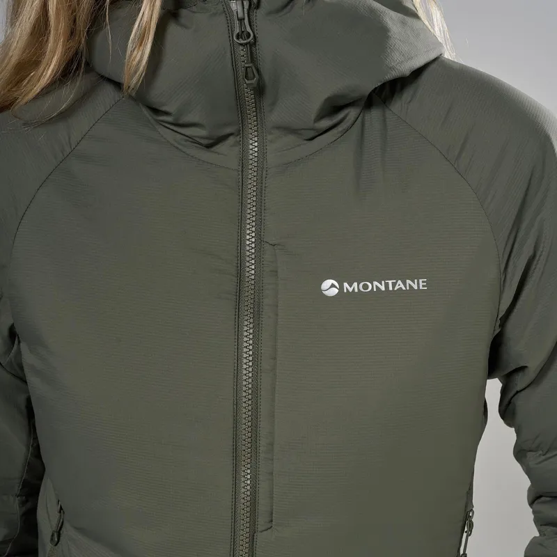Montane Women's Sirocco XT Hooded Insulated Jacket - Moss-6