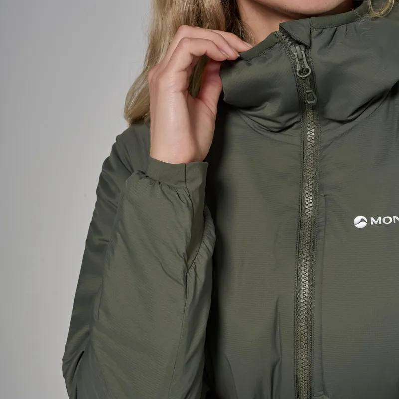 Montane Women's Sirocco XT Hooded Insulated Jacket - Moss-7