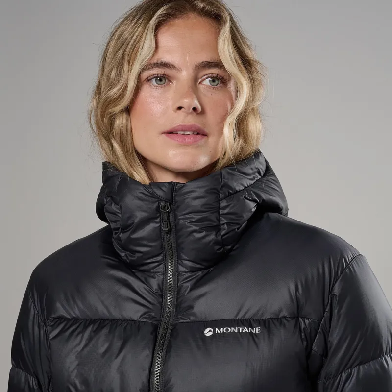 Montane Women's Thaw Hooded Down Jacket - Black-3
