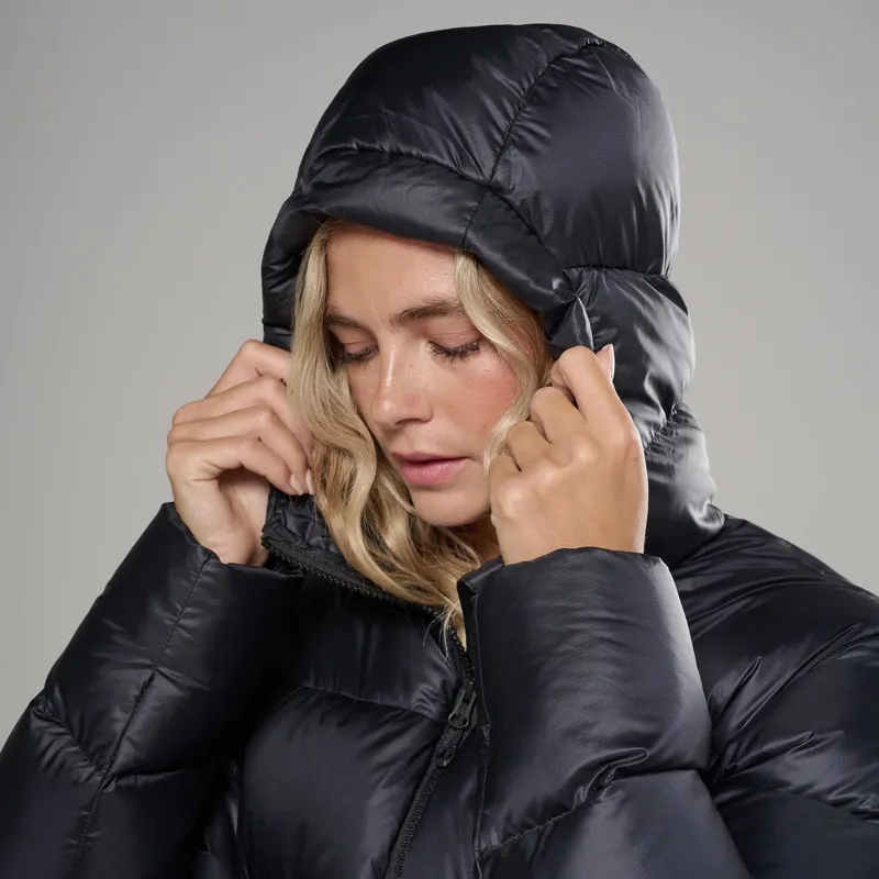 Montane Women's Thaw Hooded Down Jacket - Black-4
