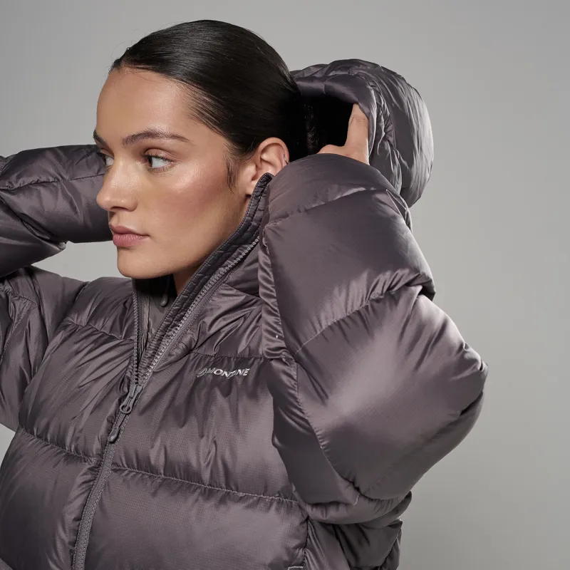 Montane Women's Thaw Hooded Down Jacket - Dusk-6