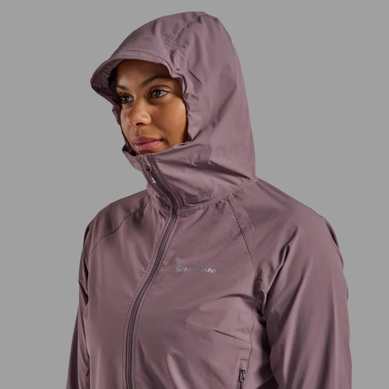 Montane Women's Tenacity Nano Hooded Softshell Jacket - Moonscape-4