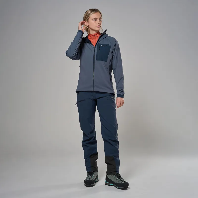 Montane Women's Tenacity XT Softshell Pants Regular Leg - Eclipse Blue-3