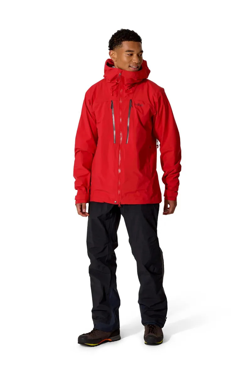 Rab Men's Firewall Guide Waterproof Jacket - Summit Red-4