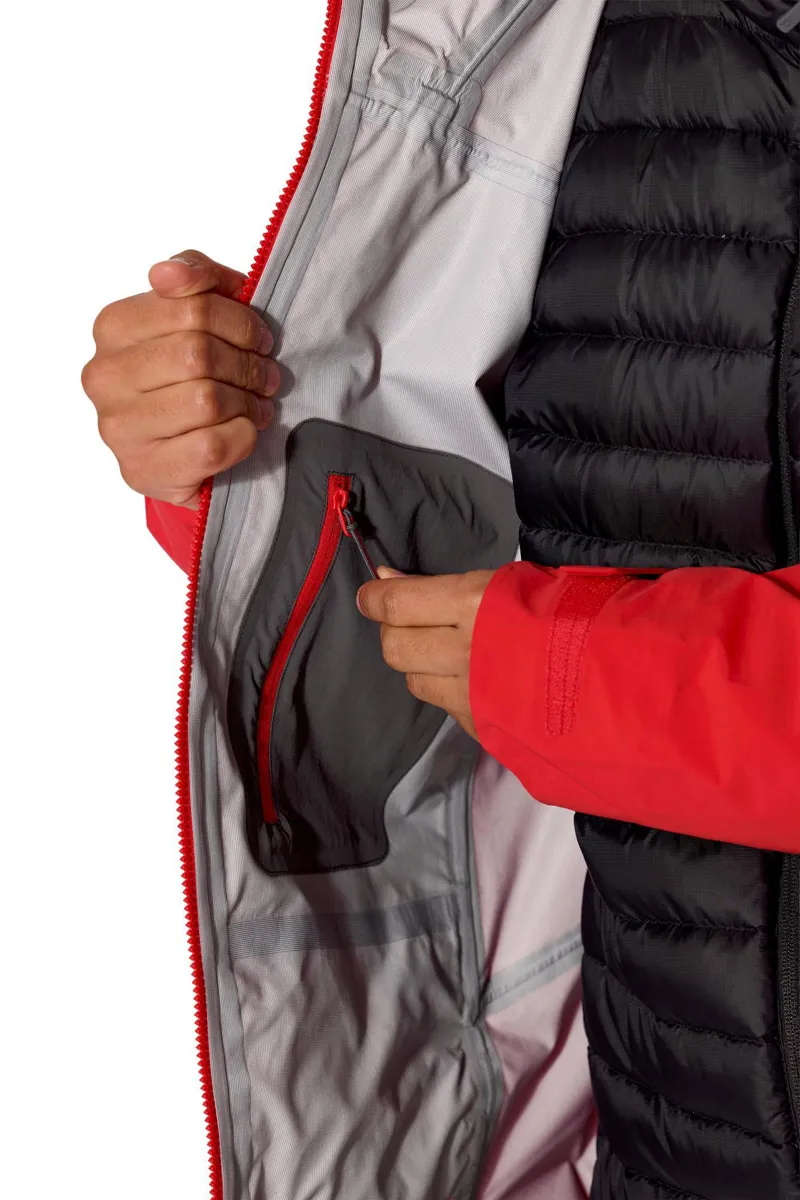 Rab Men's Firewall Guide Waterproof Jacket - Summit Red-13