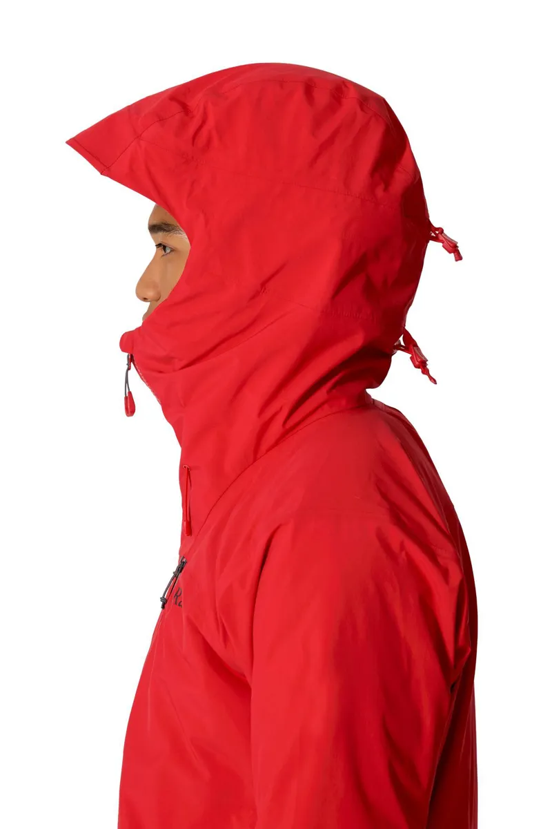 Rab Men's Firewall Guide Waterproof Jacket - Summit Red-7