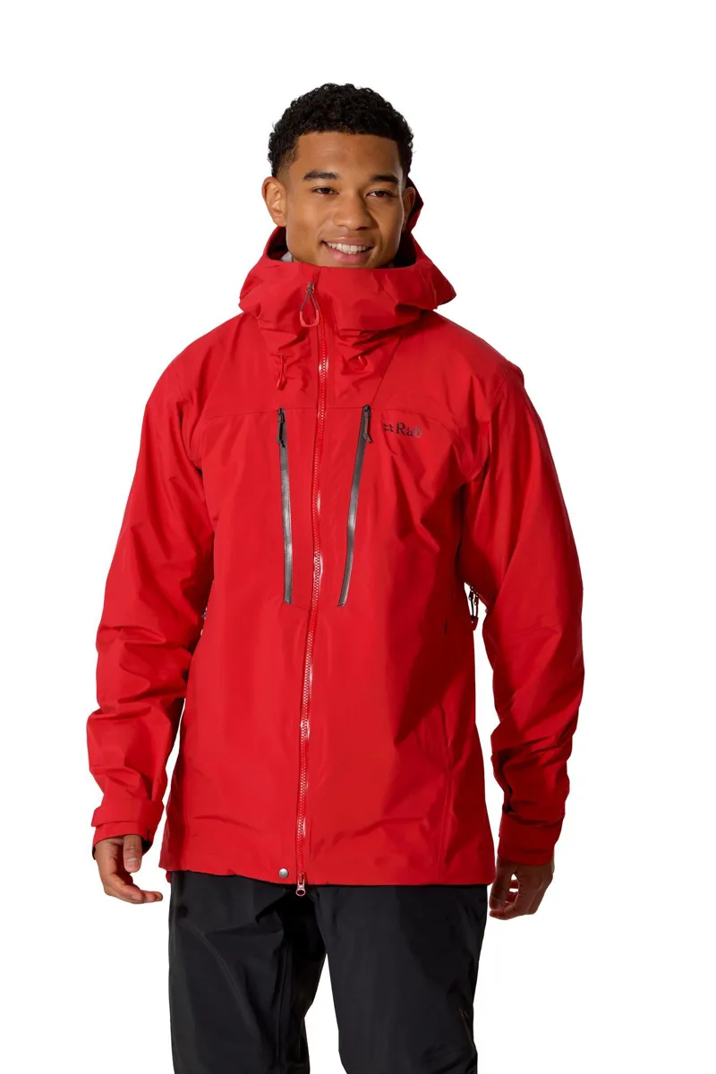 Rab Men's Firewall Guide Waterproof Jacket - Summit Red-3