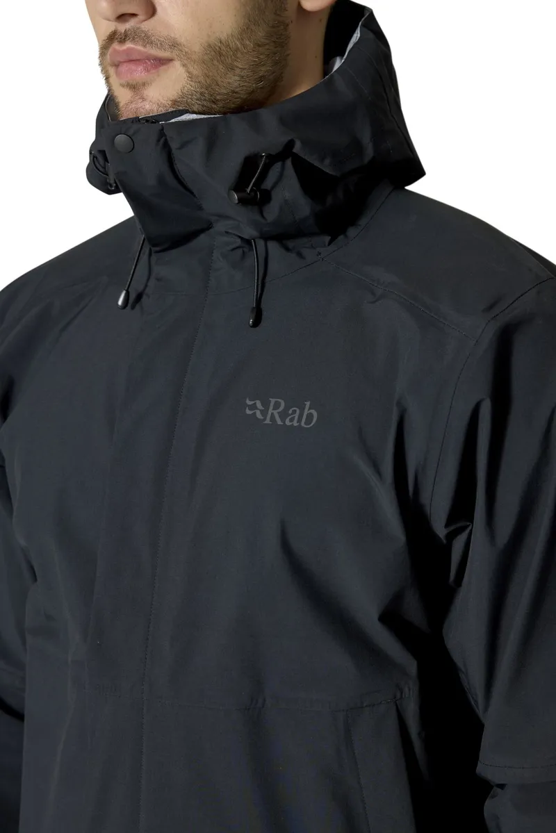 Rab Men's Firewall Waterproof Jacket - Black-2