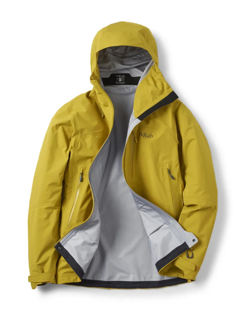 Rab Men's Firewall Mountain Waterproof Jacket - Dark Pollen-2