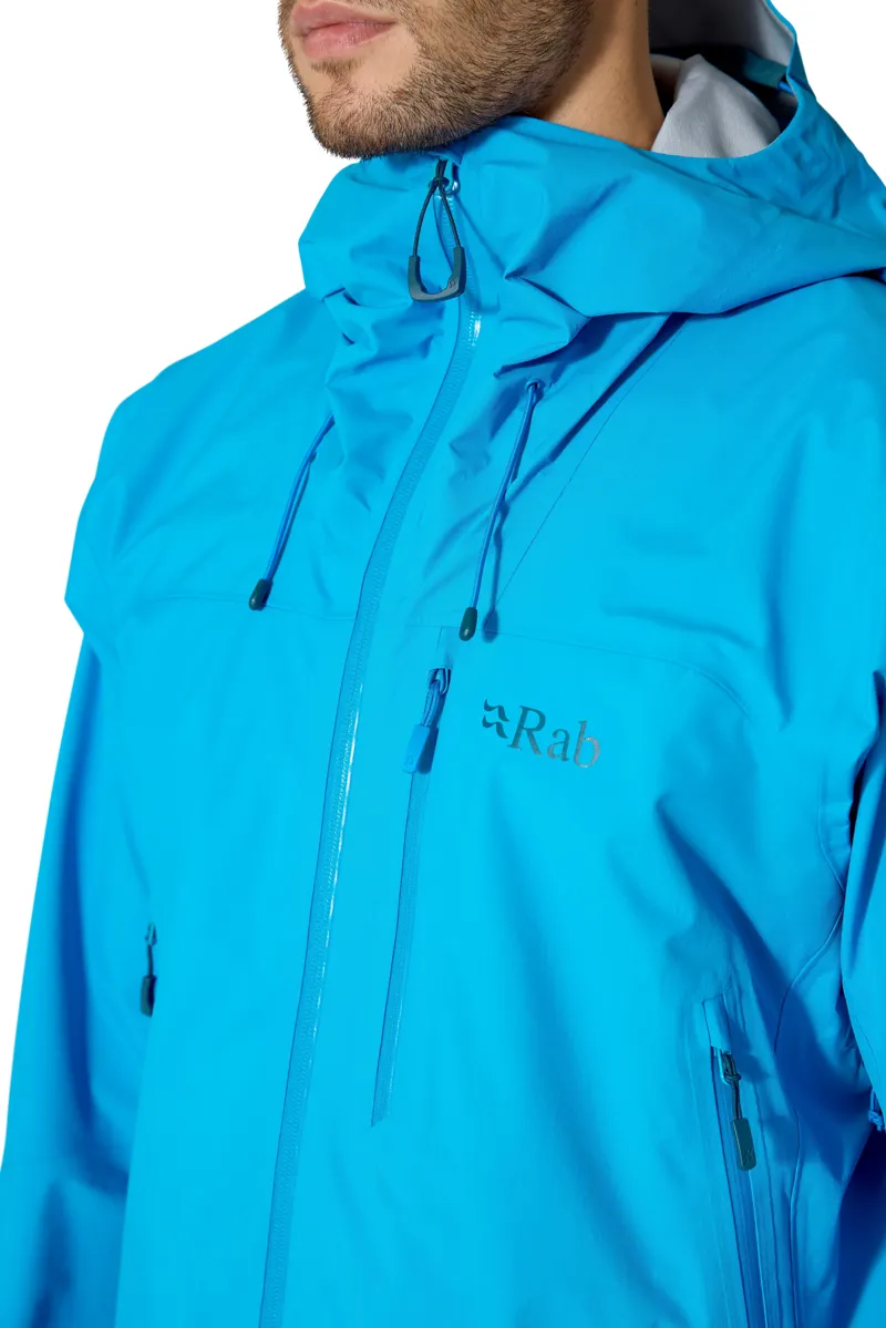 Rab Men's Firewall Mountain Waterproof Jacket - Maya Blue-2