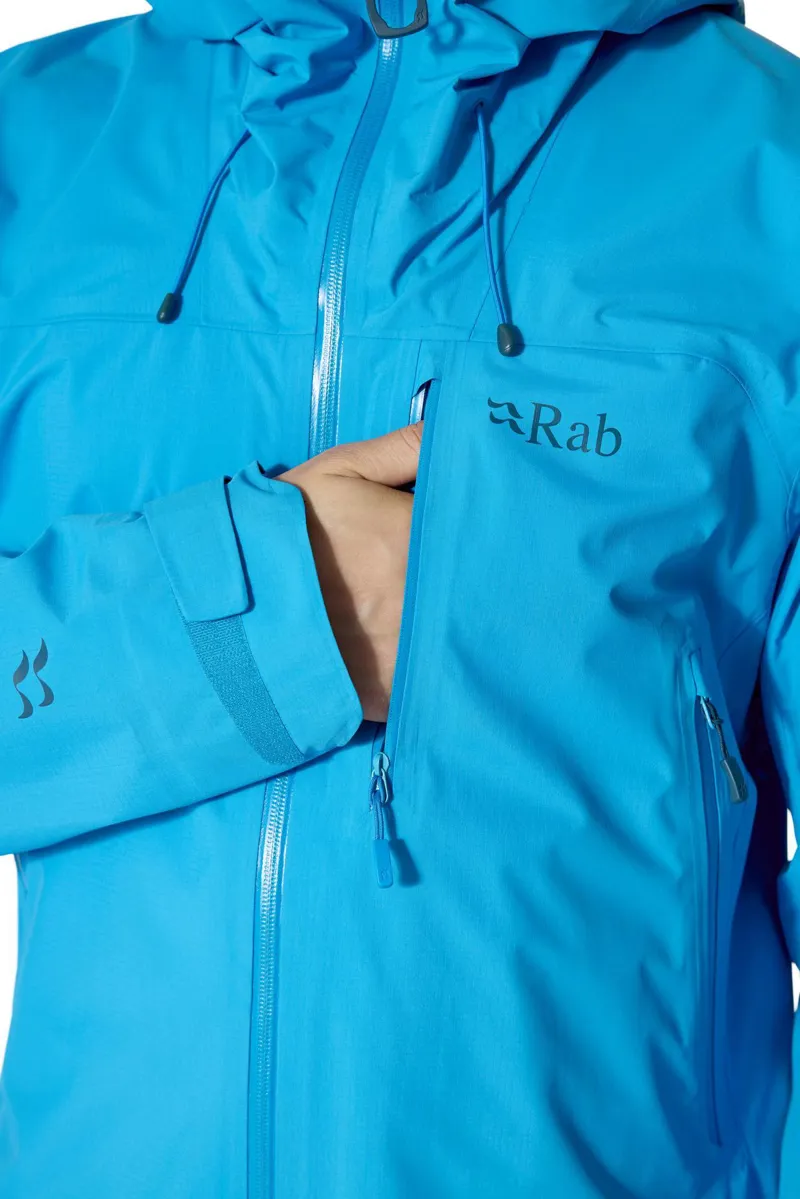Rab Men's Firewall Mountain Waterproof Jacket - Maya Blue-6