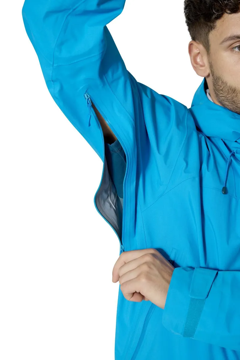 Rab Men's Firewall Mountain Waterproof Jacket - Maya Blue-9