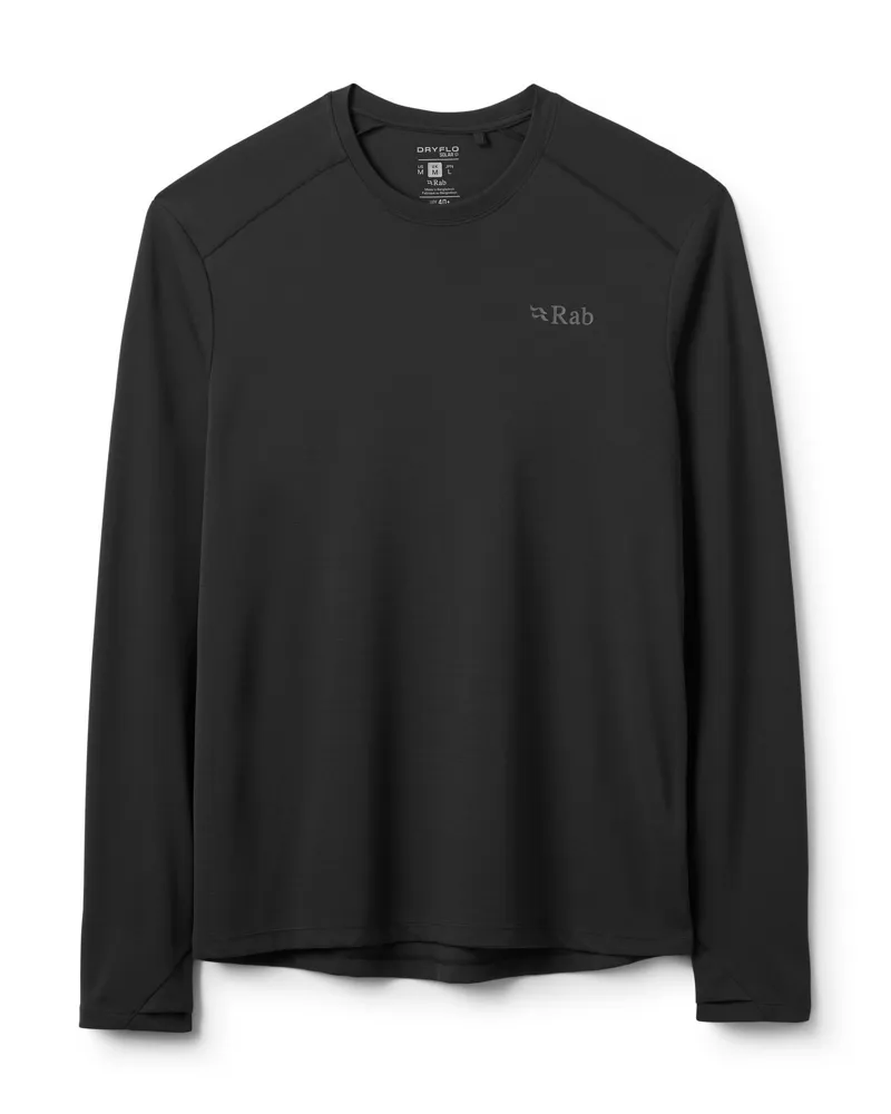 Rab Men's Force LS Tee - Black