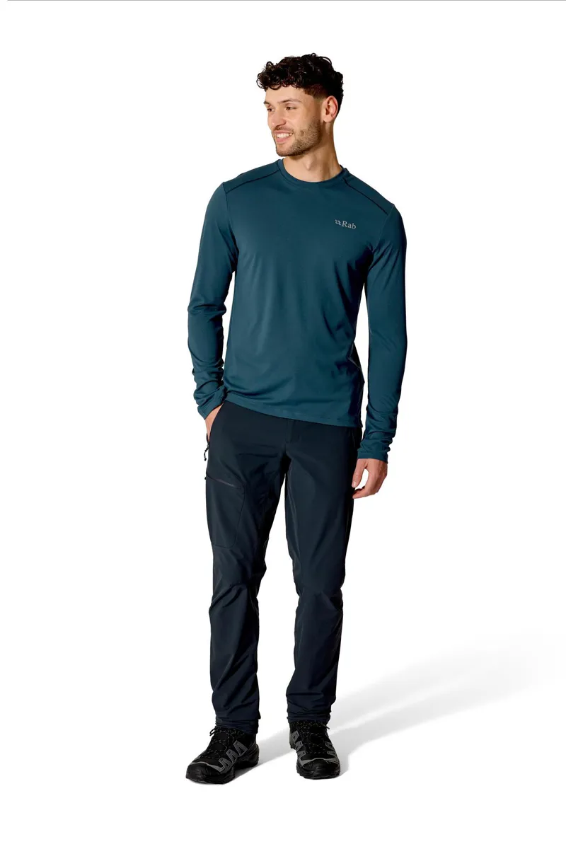 Rab Men's Force LS Tee - Tempest Blue-2
