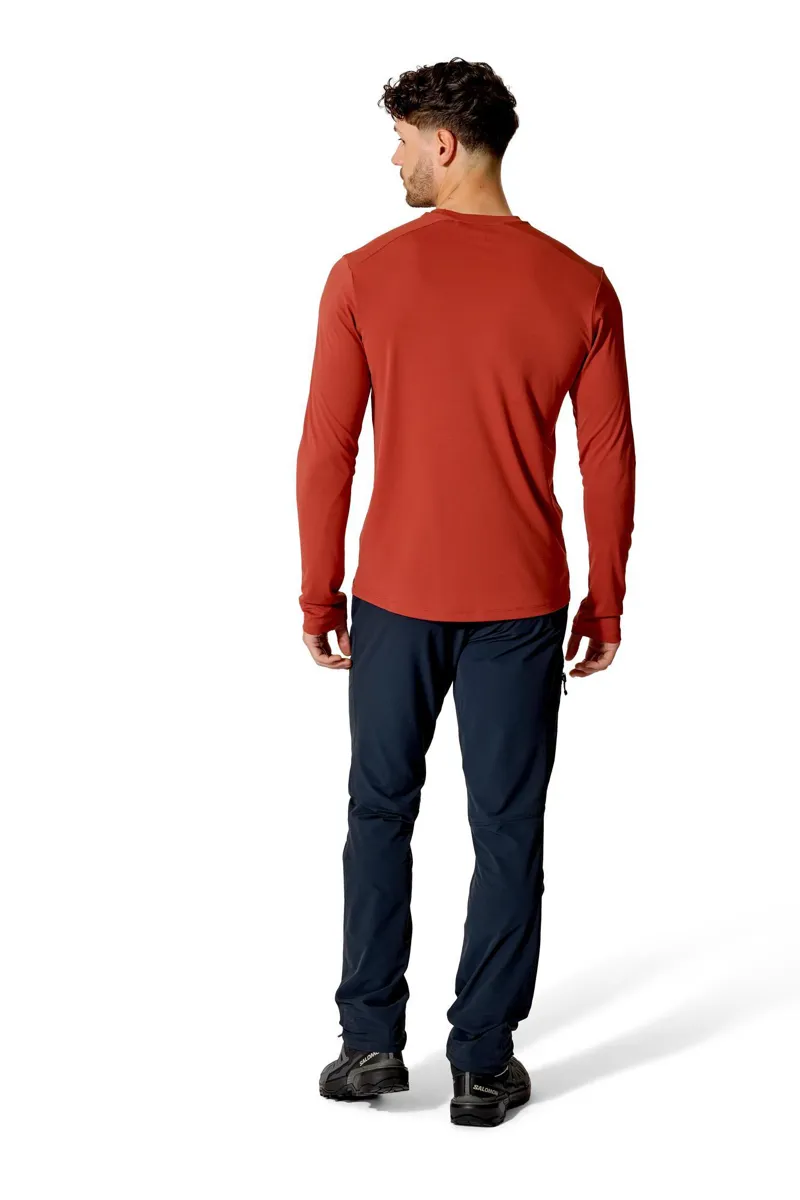 Rab Men's Force LS Tee - Tuscan Red-3