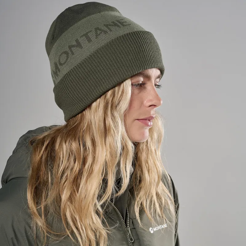 Montane Logo Cuffed Beanie - Moss-2