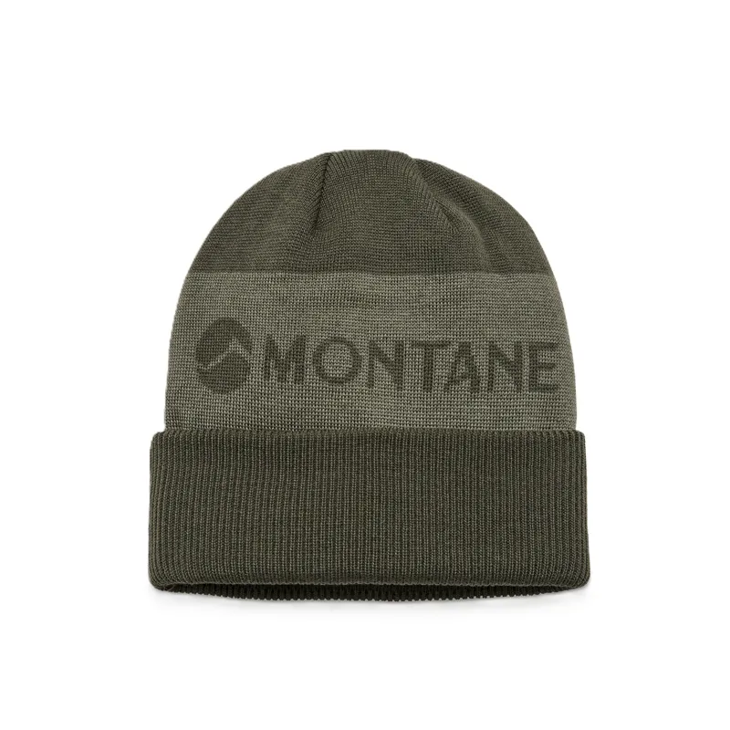Montane Logo Cuffed Beanie - Moss