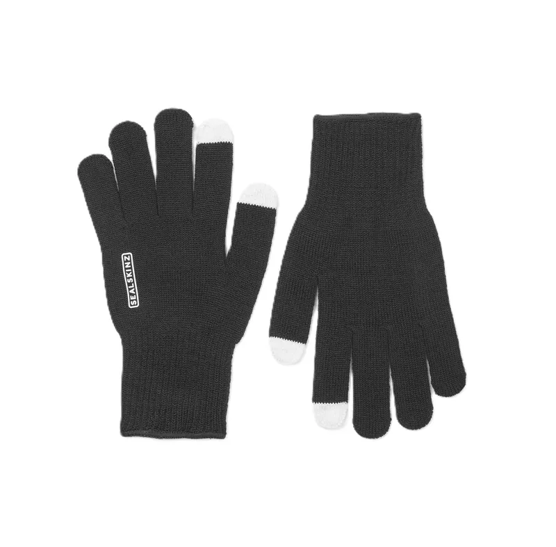 Sealskinz Hanworth Solo Merino Wool Glove - Black
