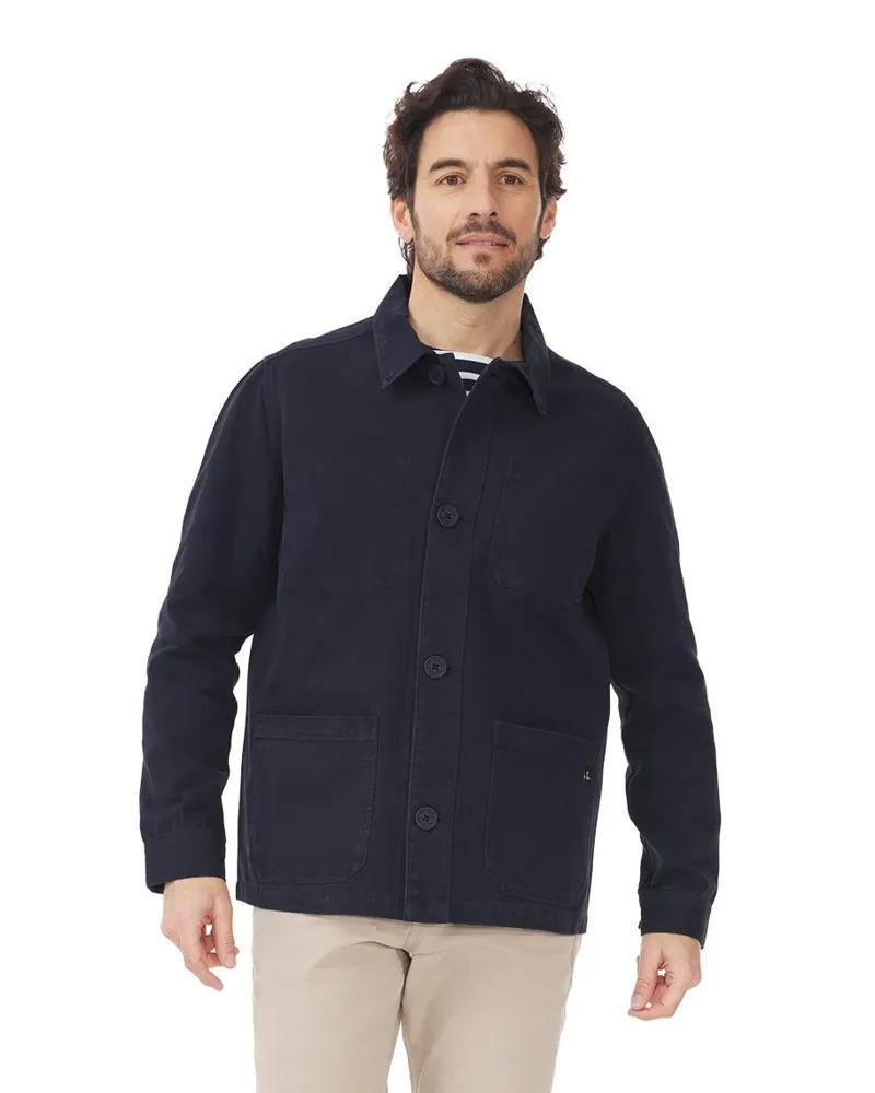 Mousqueton Men's Hizilig Cotton Jacket- Marine