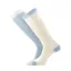 Horizon Nordic Merino Socks Twin Pack - Sky/Cream and Cream/Sky - Size 4-7