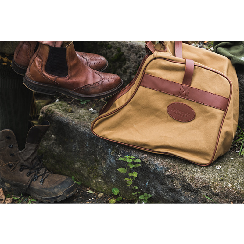 Jack Pyke Canvas Walking Boot Bag - Brown-5