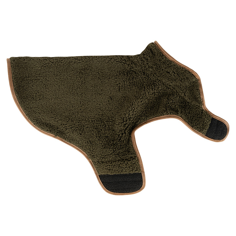 Jack Pyke Sherpa Fleece Dog Coat - Olive Green