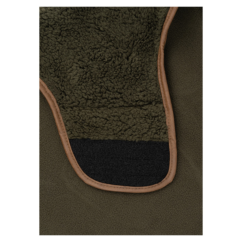 Jack Pyke Sherpa Fleece Dog Coat - Olive Green-2