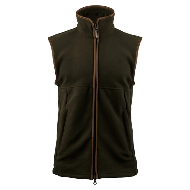 Jack Pyke Men's Countryman Fleece Gilet - Dark Olive
