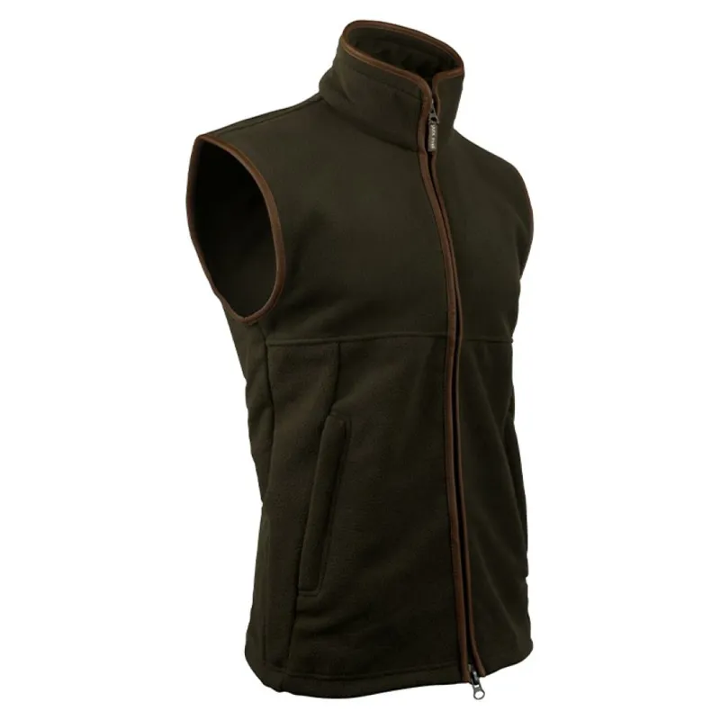 Jack Pyke Men's Countryman Fleece Gilet - Dark Olive-1