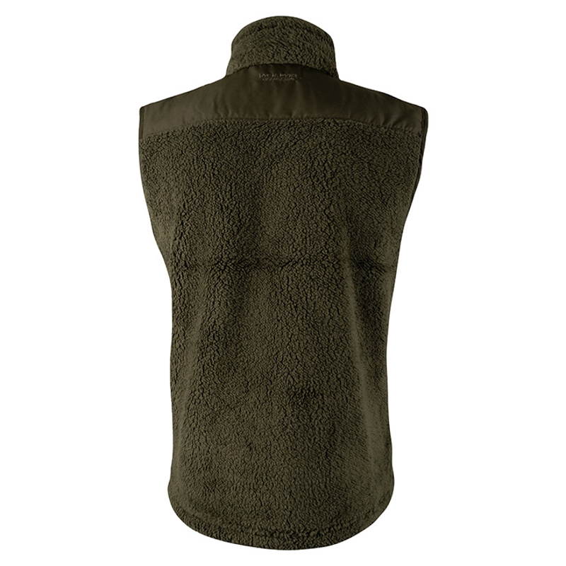 Jack Pyke Sherpa Fleece Gilet - Dark Olive-1