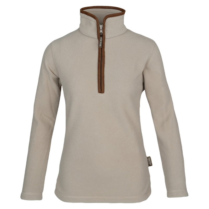 Jack Pyke Women's Fleece Pullover - Mushroom