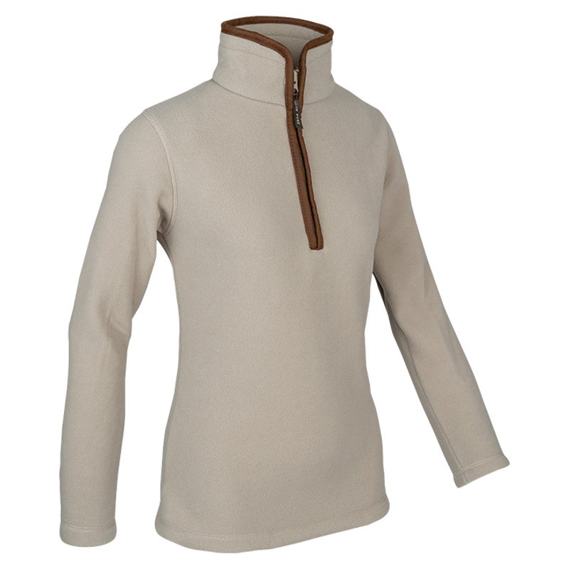 Jack Pyke Women's Fleece Pullover - Mushroom-2