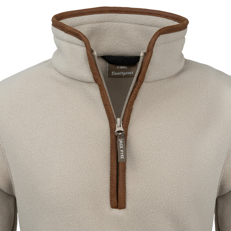 Jack Pyke Women's Fleece Pullover - Mushroom-4