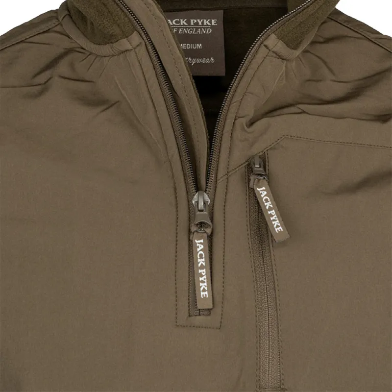 Jack Pyke Rannock Fleece Pull Over - Dark Olive-3