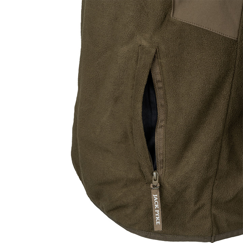 Jack Pyke Rannock Fleece Pull Over - Dark Olive-6