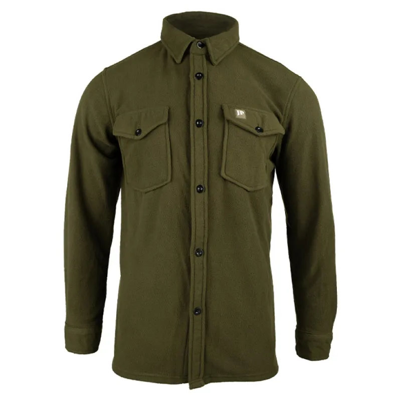 Jack Pyke Men's Polar Fleece Shirt - Dark Olive