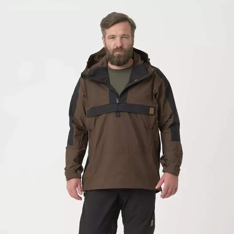 Helikon-Tex Men's Woodsman Anorak - Earth Brown/Black-1