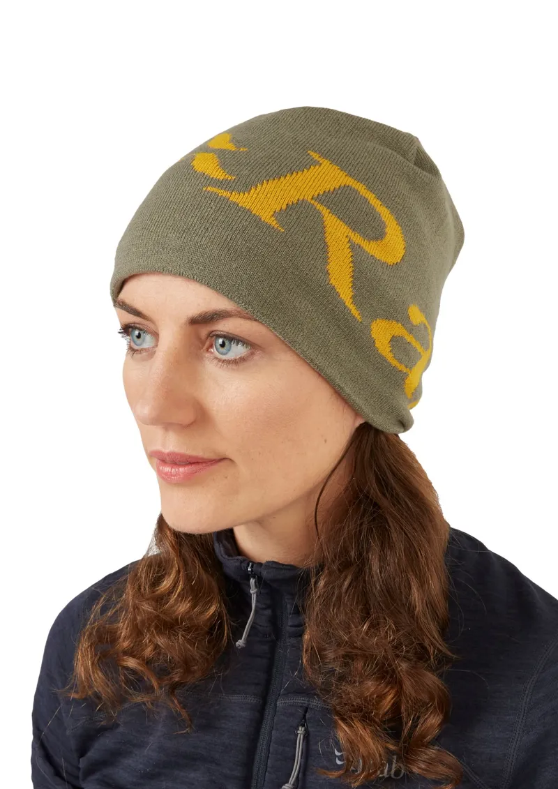 Rab Logo Beanie - Light Khaki/Sahara-1