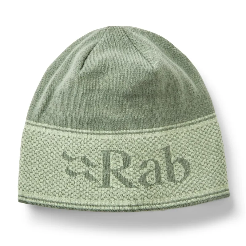 Rab Logo Band Beanie - Dark Fig Green/Fig Green 