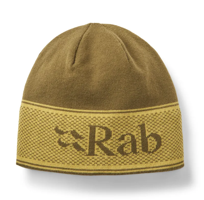 Rab Logo Band Beanie - Oak/Dark Pollen