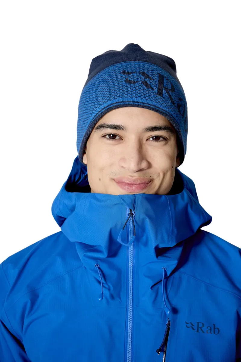 Rab Logo Band Beanie - Tempest Blue/Maya Blue-1