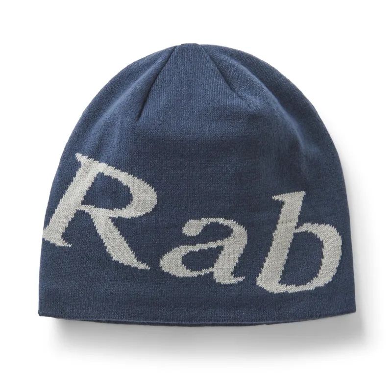 Rab Logo Beanie - Tempest Blue/Light Zinc