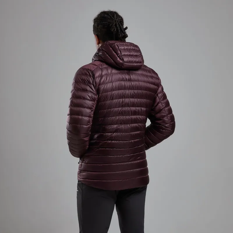 Montane Men's Anti-Freeze Hooded Down Jacket - Dark Garnet-2