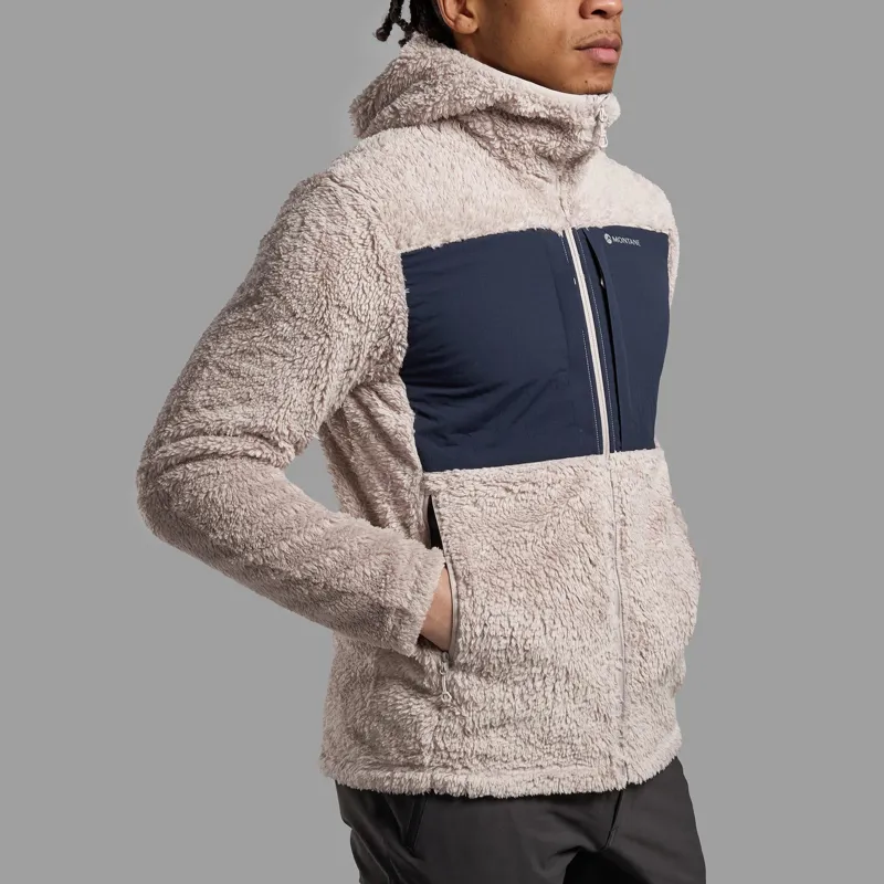Montane Men's Caldus XT Hooded Fleece Jacket - Oyster-2