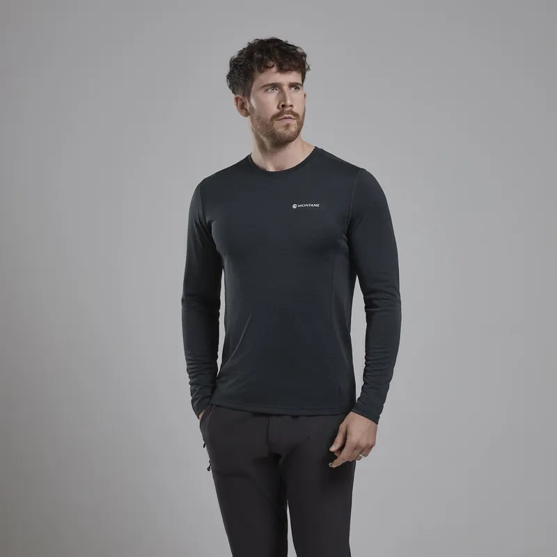 Montane Men's Dart Long Sleeve T-Shirt - Black-1