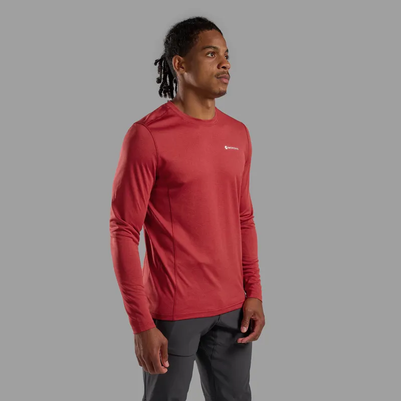 Montane Men's Dart Long Sleeve T-Shirt - Dark Maple-1