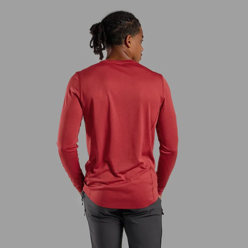 Montane Men's Dart Long Sleeve T-Shirt - Dark Maple-2
