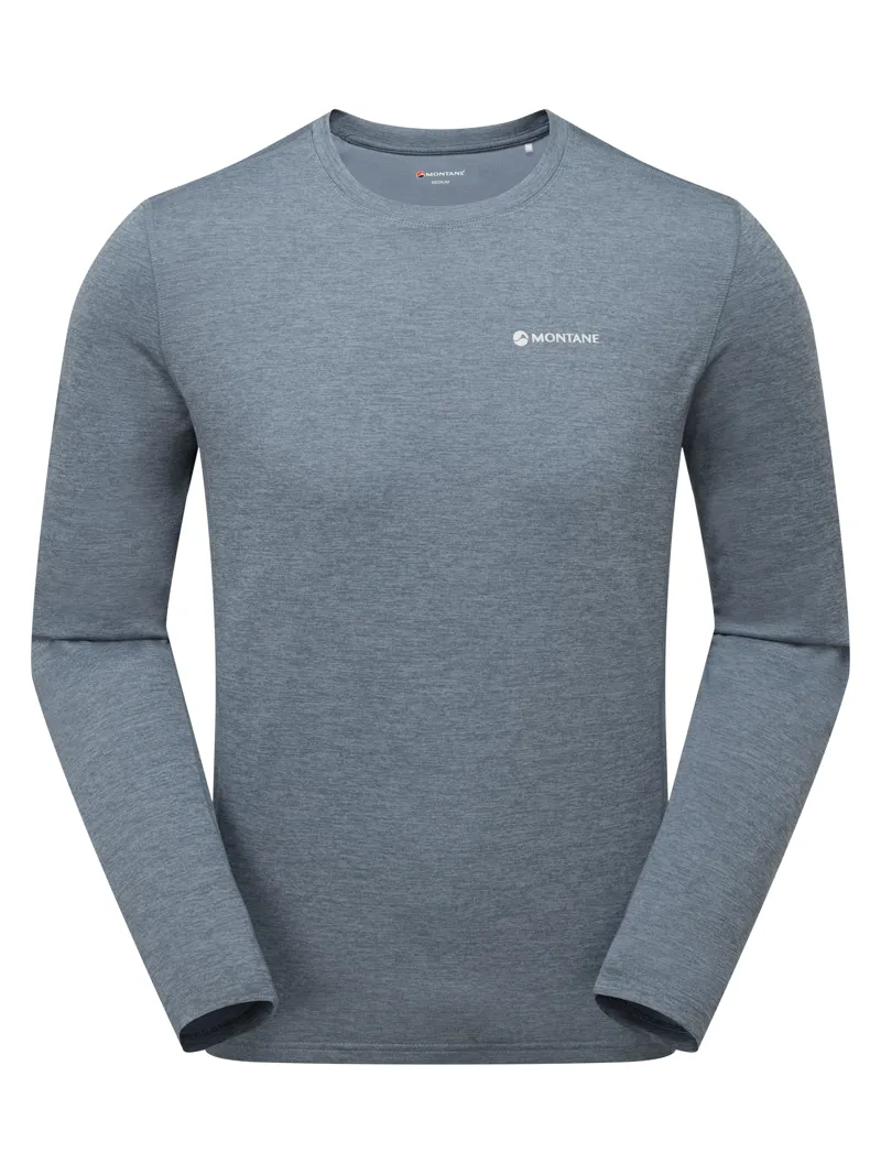 Montane Men's Dart Long Sleeve T-Shirt - Stone Blue