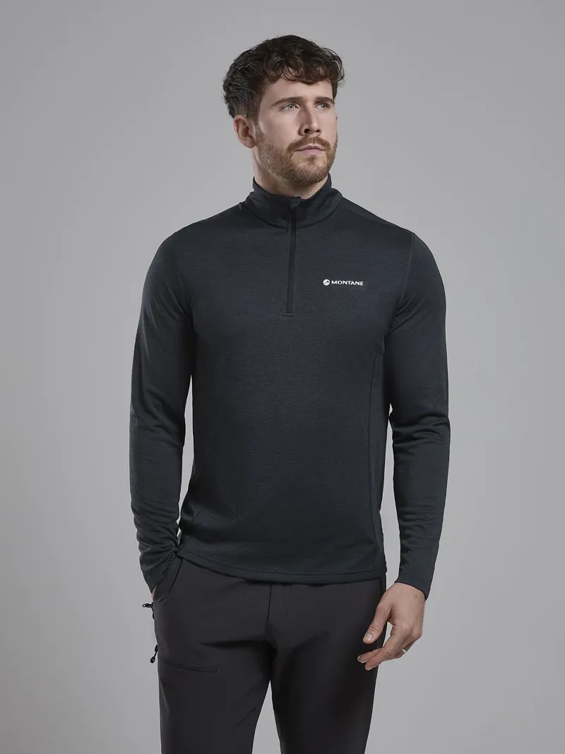 Montane Men's Dart Zip-Neck - Black-1