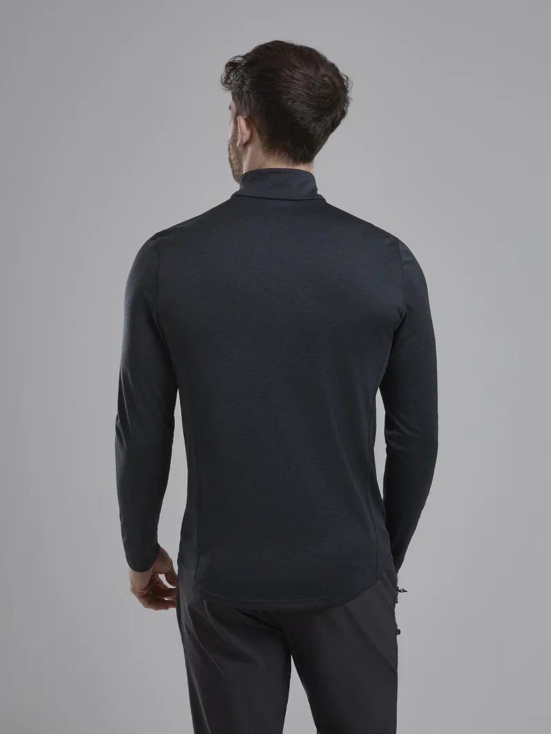 Montane Men's Dart Zip-Neck - Black-2